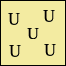 square with U's
