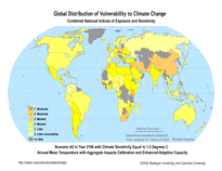 Download A2 low-temp, aggregate impacts and enhanced adaptive capacity 2100 Map Below