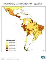 Download IMR and Underweight HPI Latin America Map Below