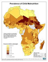Download Underweight Children Prevalence Africa Map Below