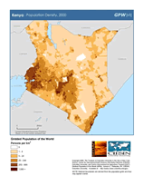 Download Population Density 2000 Kenya Map Below