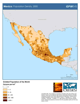 Download Population Density 2000 Mexico Map Below