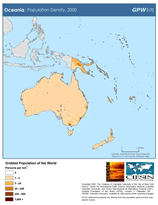 Download Population Density 2000 Oceania Map Below