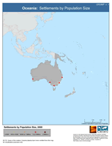 Download Oceania Settlement Points by Population Size Map Below