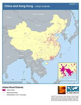 Download Urban Extents China Map Below