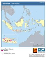 Download Urban Extents Indonesia Map Below