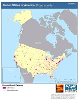Download Urban Extents United States Map Below