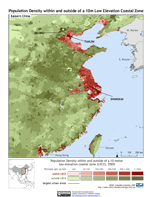 Download China 10m LECZ and population density Map Below