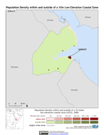 Download Djibouti 10m LECZ and population density Map Below