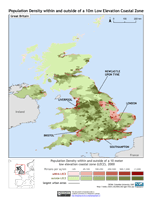 Download Great Britain 10m LECZ and population density Map Below