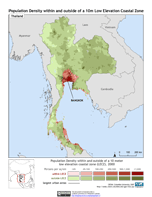 Download Thailand 10m LECZ and population density Map Below