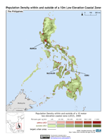 Download The Philippines 10m LECZ and population density Map Below