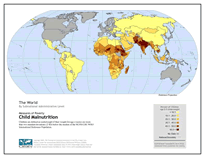 Download Child Malnutrition World Map Below