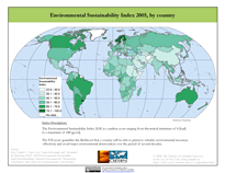 Download 2005 ESI Scores by Country Map Below
