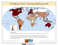 Download Human Well Being Index Map Below