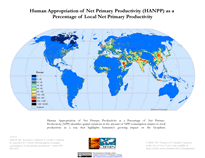 Download HANPP Percentage NPP Map Below