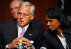 Secretary Rice and Under Secretary for Economic, Energy and Agricultural Affairs Reuben Jeffery attend the APEC Ministerial Meeting . Image courtesy of APEC 2007 Taskforce