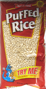 Label from Malt-O-Meal Puffed Rice