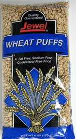 Label from Jewel Wheat Puffs