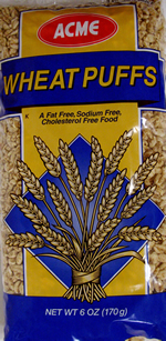 Label from Acme Wheat Puffs