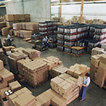 Boxes in Warehouse - copyright ©
