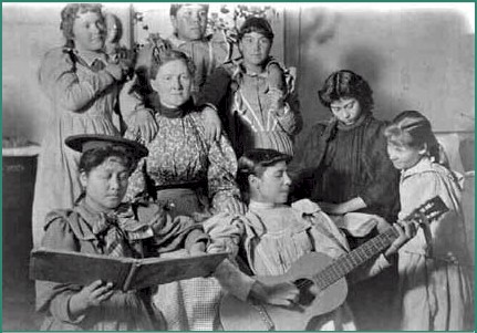 Photo of Girls at Ft. Lewis Indian School