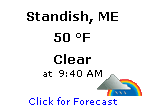 Click for Standish, Maine Forecast