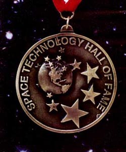 Space Technology Hall of Fame medal.