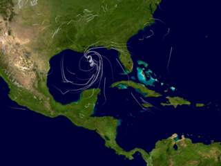 The animation shows the wind analysis data from August 23 through 31, 2005 from  NASA's Modeling, Analysis and Prediciton Program 2005.  This preview image shows Hurricane Katrina's winds just before  landfall on August 29, 2005. At this point, the storm has sustained winds near 145 mph.