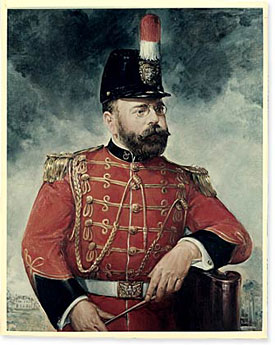 Painting of Sousa during US Marine Band era