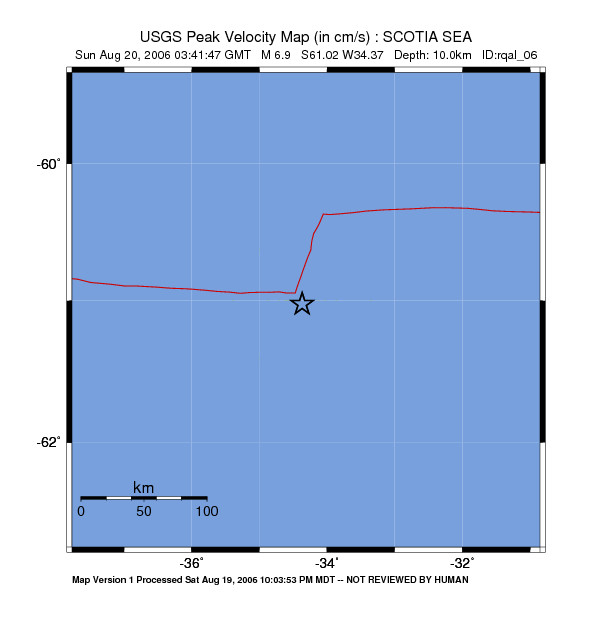 Peak Ground Velocity Image