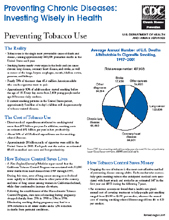 Preventing Tobacco Use Cover