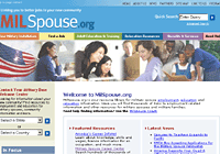 Milspouse.org Site Screen Capture
