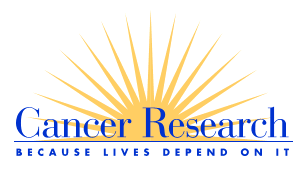 graphic of Cancer Research: Because lives Depend on It