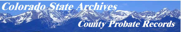 County Probate Records - Banner