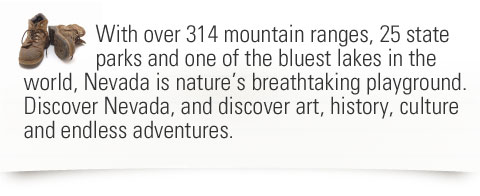 Nevada has 314 Mountain Ranges and 25 State Parks