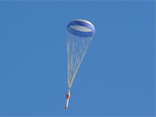 First test of NASA's redesigned drogue parachute