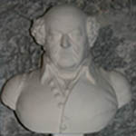 Bust of John Adams found in the Old House