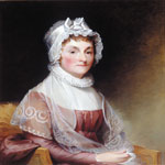 Abigail Adams painted by Gilbert Stuart