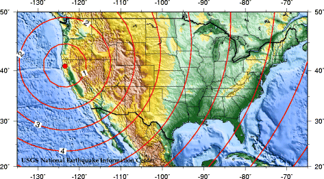 Theoretical P-wave Travel Times