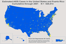 Estimated AIDS Cases in the United States and Puerto Rico Cumulative through 2001 N = 820,513
