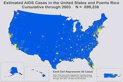 Estimated AIDS Cases in the United States and Puerto Rico Cumulative through 2003 N = 899,238
