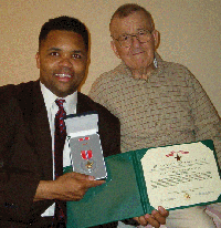 Congressman Jackson presents Bronze Star to 83-year old Army veteran John Puchalski