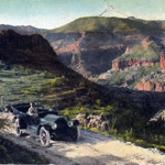 old postcard of the Apache Trail