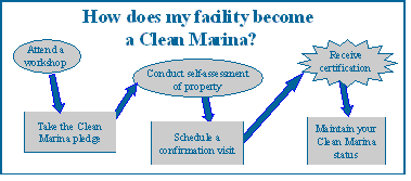 How does my facility become a Clean Marina?