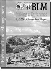 BLM FY 2001 Volunteer Annual Report