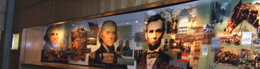 Timeline located in the Lincoln Borglum Museum at Mount Rushmore