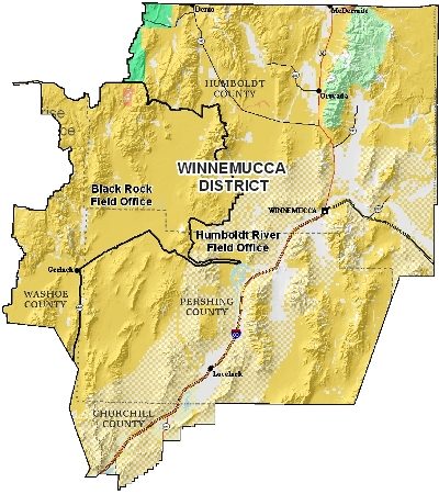 Photo of Winnemucca District Office Map