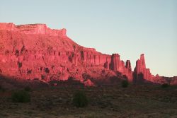 Fisher Towers at Sunset