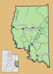 Moab Field Office Location Map